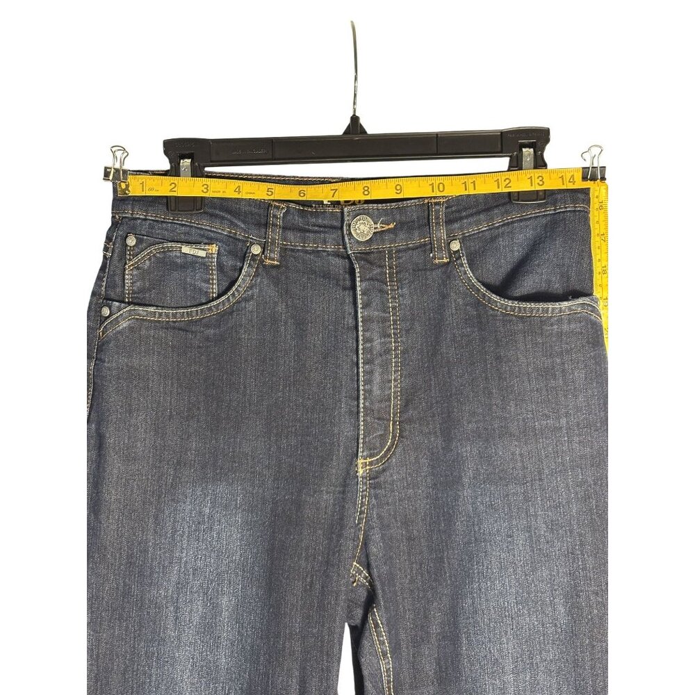 FDJ French Dressing Jeans Suzanne Slim Leg High -Rise Denim  Size 10 Dark Wash - Picture 11 of 13